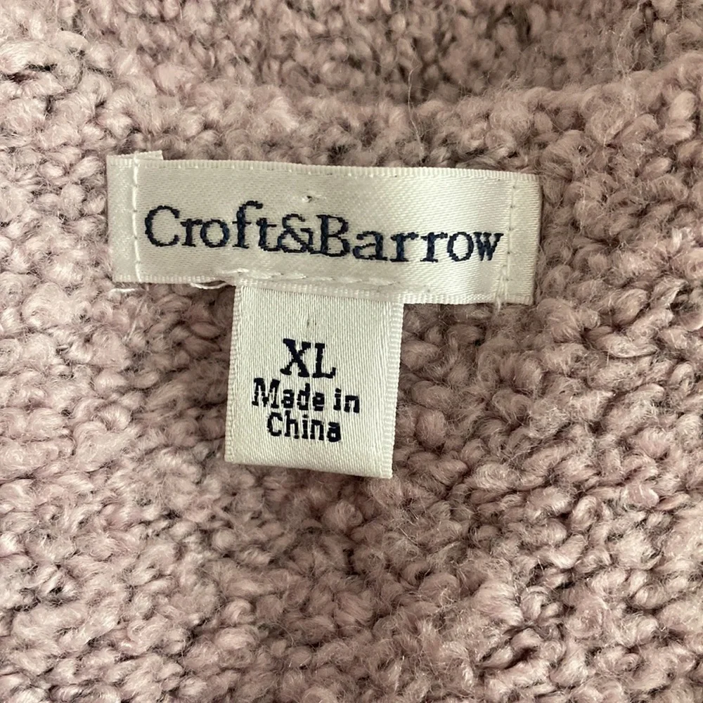 Croft & Barrow Chunky Pullover Sweater Size XL - Picture 6 of 10